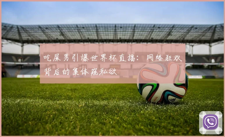 吃屎男引爆世界杯直播：网络狂欢背后的集体窥私欲
